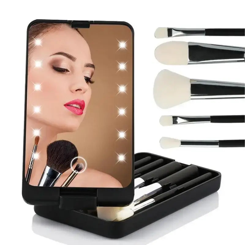 LED Compact Mirror (With Storage)