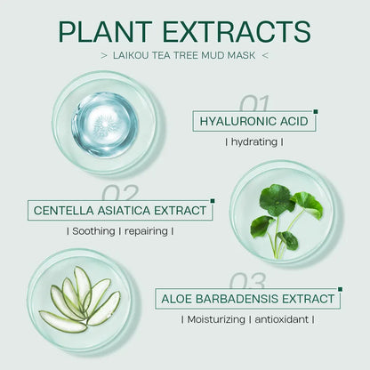 LAIKOU Tea Tree Acne Clay Mask
