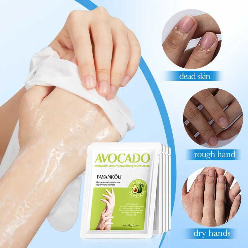 Avocado Moisturizing Hand Mask Set