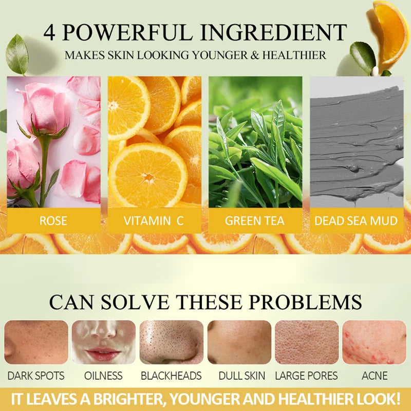 4-Piece Clay Face Mask Set