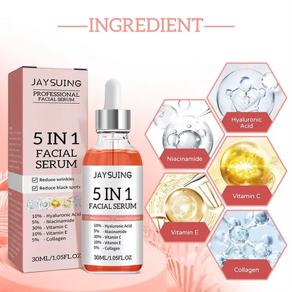 Jaysuing 5-in-1 Hyaluronic Face Serum