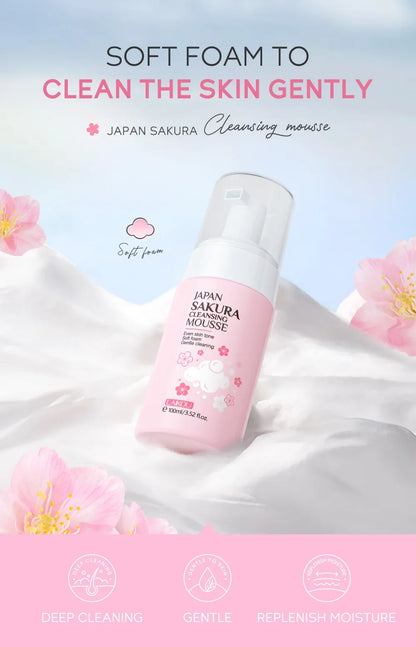 LAIKOU Cherry Blossom Facial Cleanser