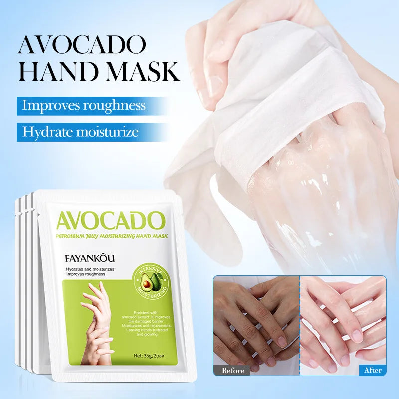 Avocado Moisturizing Hand Mask Set