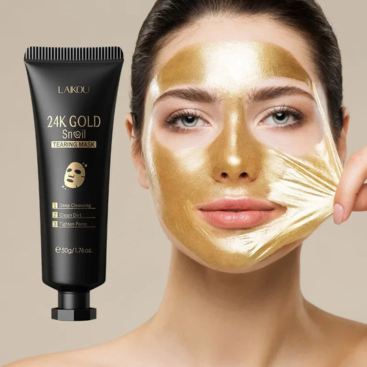 LAIKOU 24K Gold Snail Face Mask
