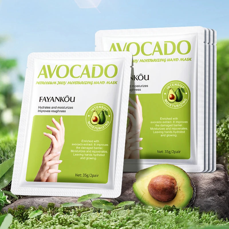 Avocado Moisturizing Hand Mask Set