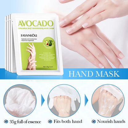Avocado Moisturizing Hand Mask Set
