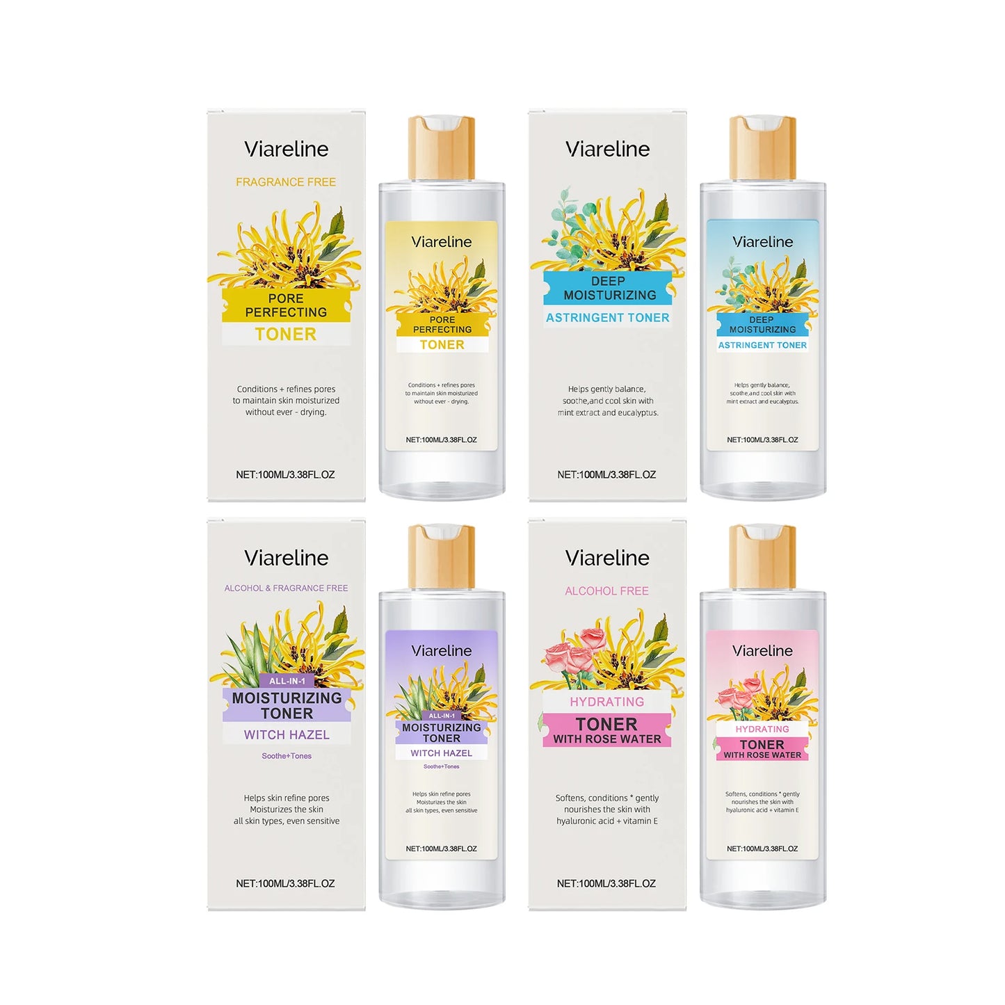 Rose Witch Hazel Brightening Toner