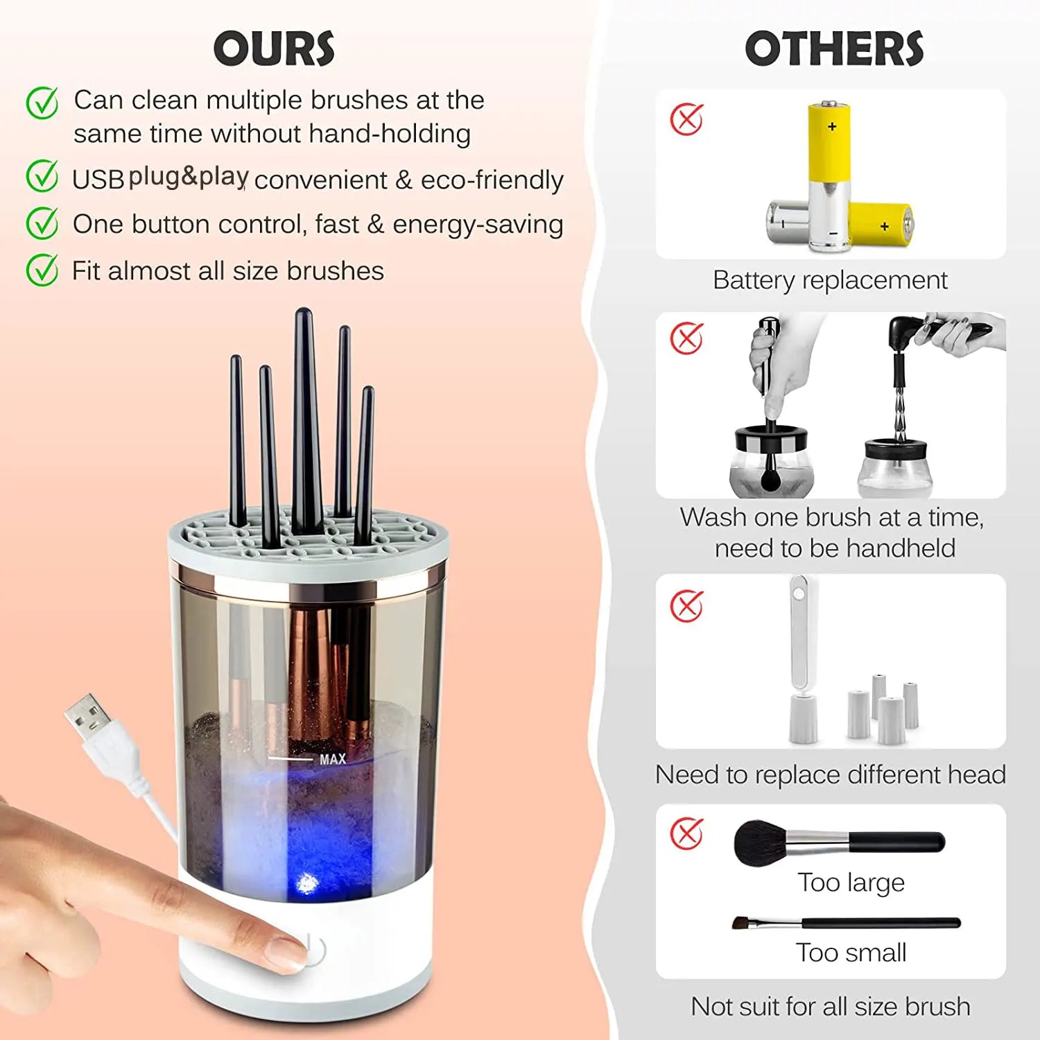 Professional Make Up Brush Cleaner